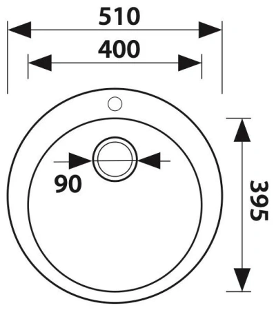 Кухонная мойка KAISER KMM-510 мрамор (KMM-510 Beige)